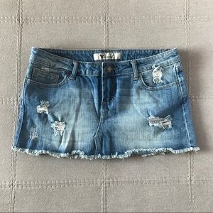 Wet Seal Denim Skirt